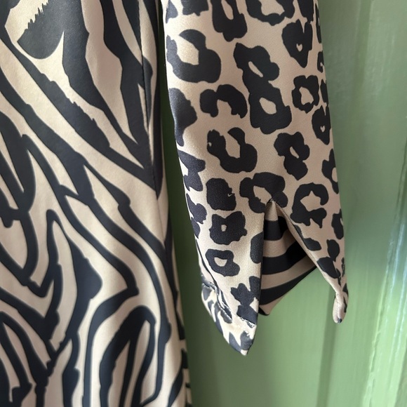 Gretchen Scott Designs Everywhere Ovalicous Animal Print Dress XS - Picture 7 of 8